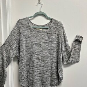 Lucky Brand Slouchy Heather Gray Favorite Sweater